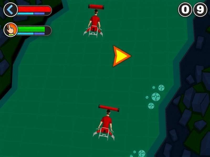 Paddle Power Predators in Action Paddle Power Predators Gameplay Screenshot